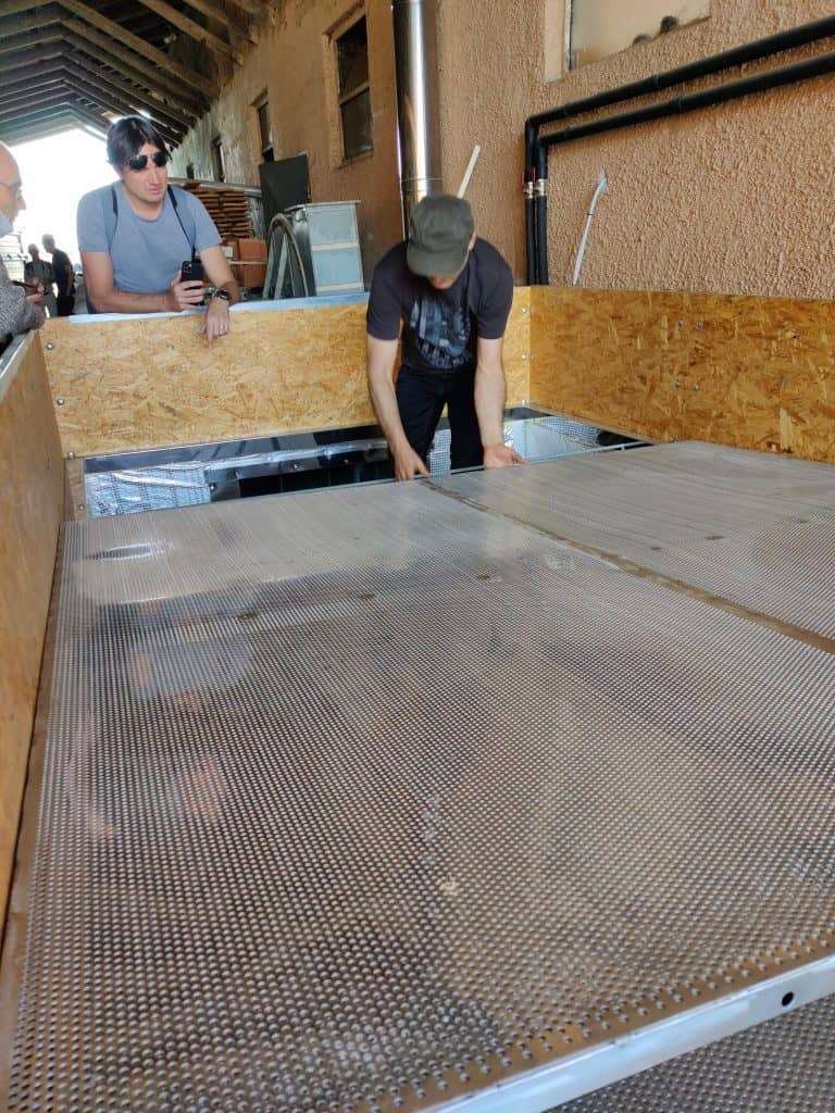 selbstgebaute Trocknungsanlage