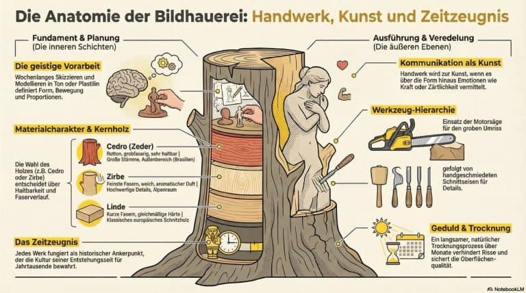 Infografik Bildhauerei Werner Thaler im Rahmen des Bauer to the People Podcast im Zuge der Glokale Perspektiven Tour in Brasilien