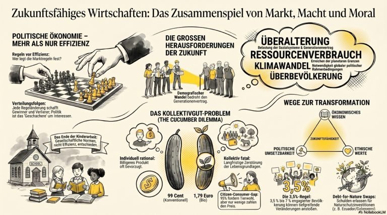 Infografik Zukunftsfähiges Wirtschaft | erstellt mit NotebookLM