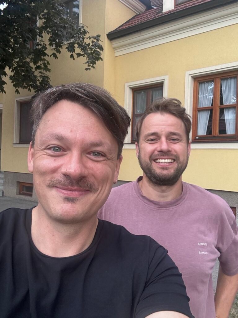 Selfie Willy Geiger von Bauer to the People und Stefan Romstorfer von Neuland Bio